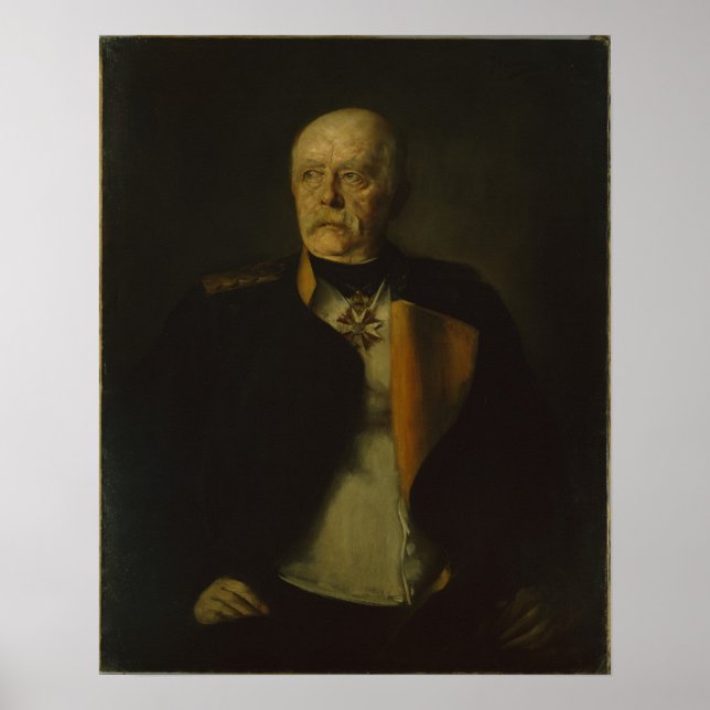 Póster Otto von Bismarck, c.1890 (Frente)