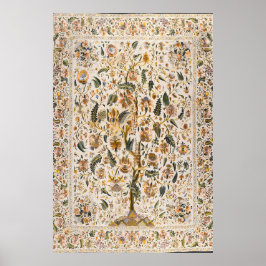 Póster Ottoman Tree of Life Art Print Vintage Floral