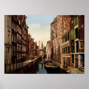 Póster Oudezijds Kolk Amsterdam