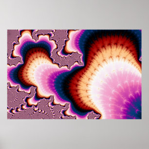 Póster Ouh - Poster fractal
