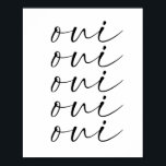 Póster Oui Oui<br><div class="desc">Oui Oui</div>