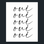 Póster Oui Oui<br><div class="desc">Oui Oui</div>