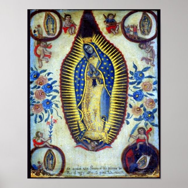 Póster Our Lady of Guadalupe & Apparitions Poster (Frente)