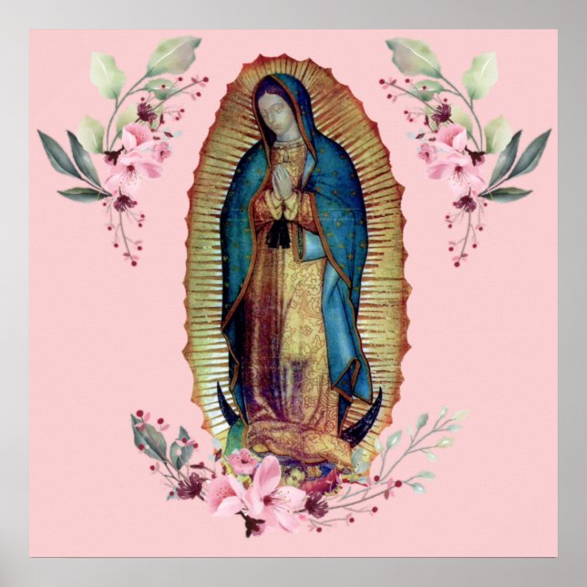 Póster Our Lady of Guadalupe, Nuestra Señora de Guadalupe (Frente)