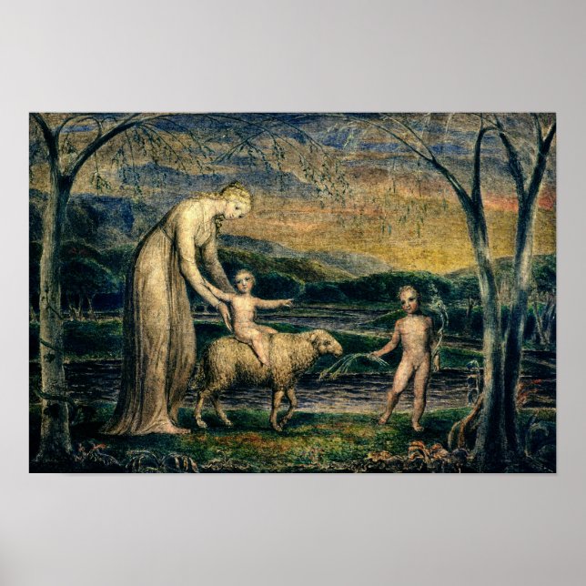 Póster Our Lady with the Infant Jesus and St. John (Frente)