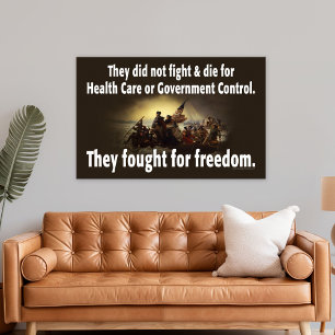 Póster Our Military fought for freedom....