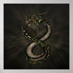 Póster Ouroboros - Dragón infinito