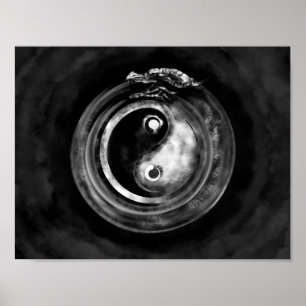 Póster Ouroboros Yin - Yang