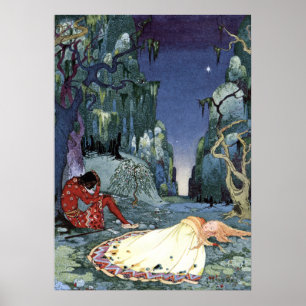 Póster Ourson y Violette de Virginia Frances Sterrett