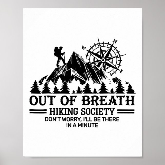 Póster Out Of Breath Hiking Society 2  (Frente)