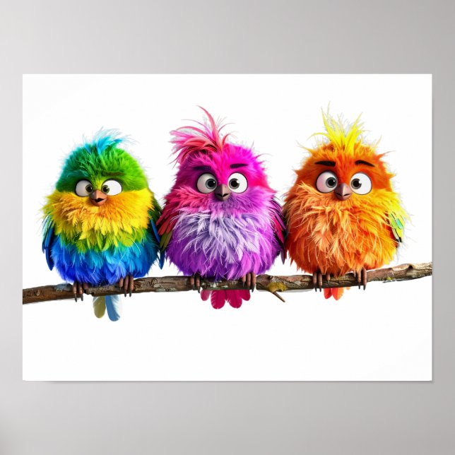 Póster Out on a limb -- Birds (Frente)