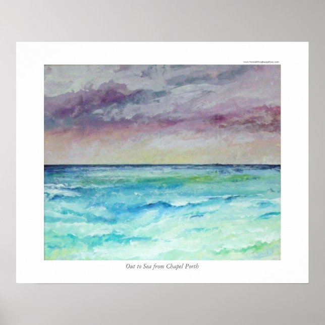 Póster Out to Sea from Chapel Porth (Frente)