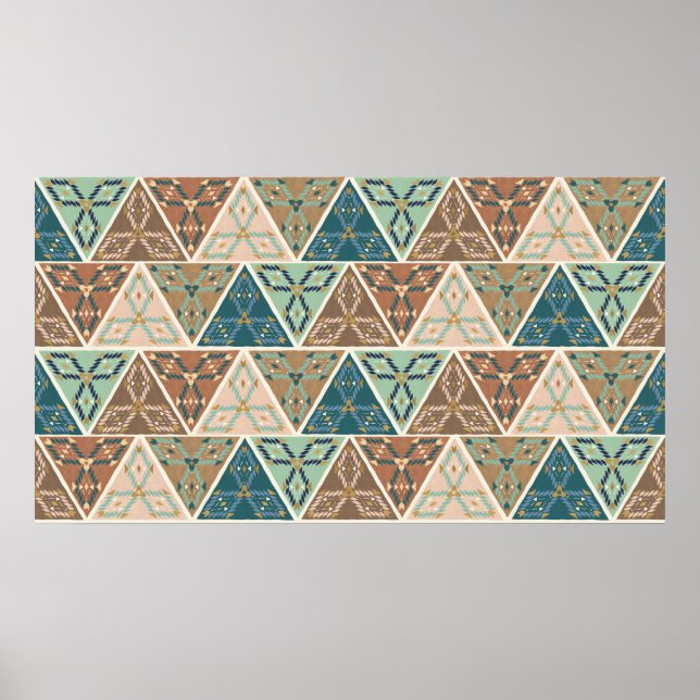Póster Outdoor Geo Step | Geometric Pattern (Frente)