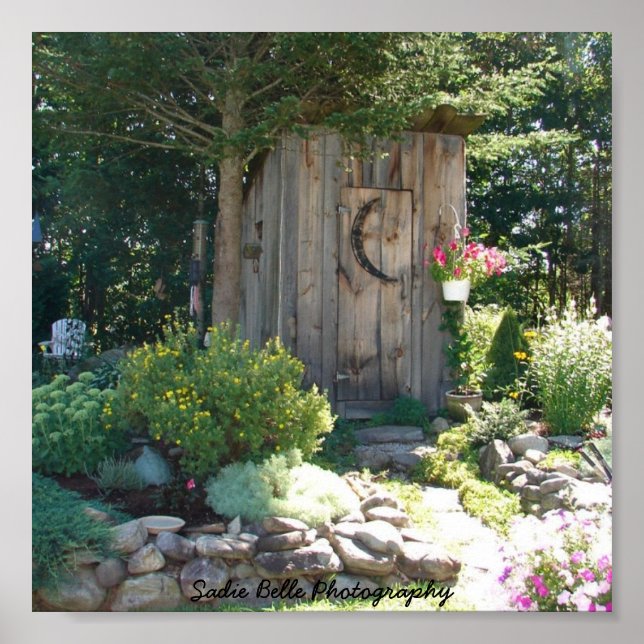Póster Outhouse en Maine Poster (Frente)