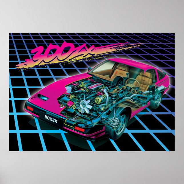 Póster Outrun 300zx (Frente)
