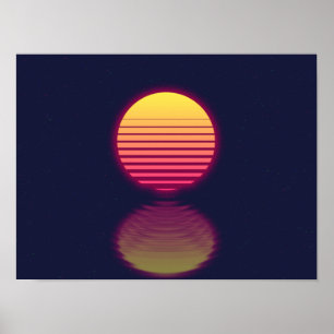 Póster Outrun Sun