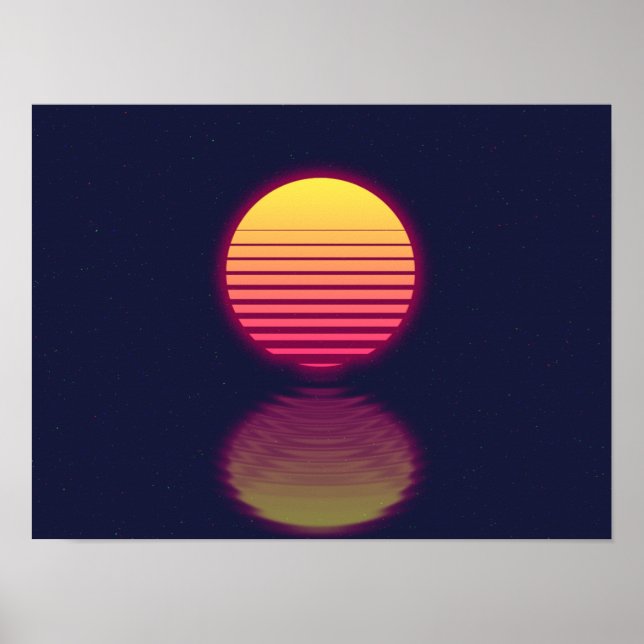 Póster Outrun Sun (Frente)