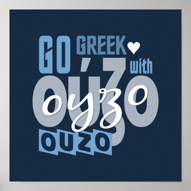 Póster Ouzo poster (Frente)