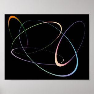 Póster Ovals de Fran Hogan poster