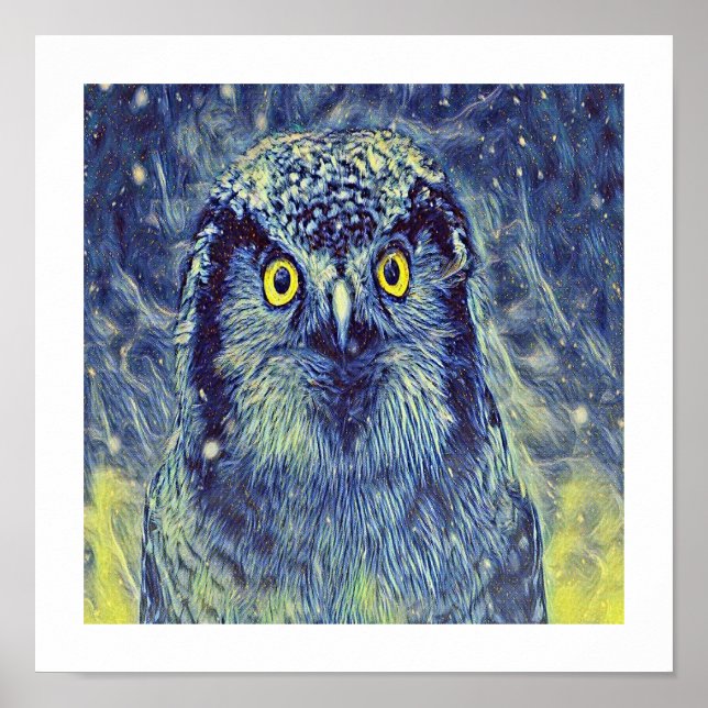 Póster Oveja azul (Frente)