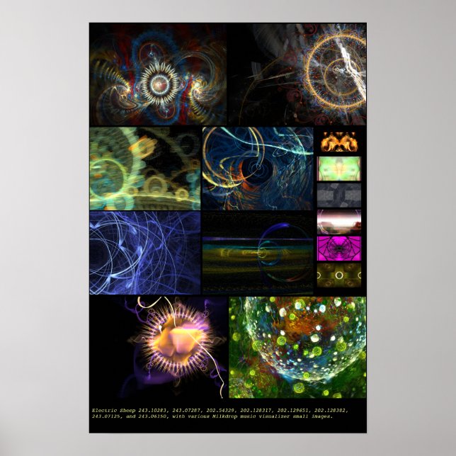 Póster Oveja Eléctrica + Leche (Variado #9) (Frente)