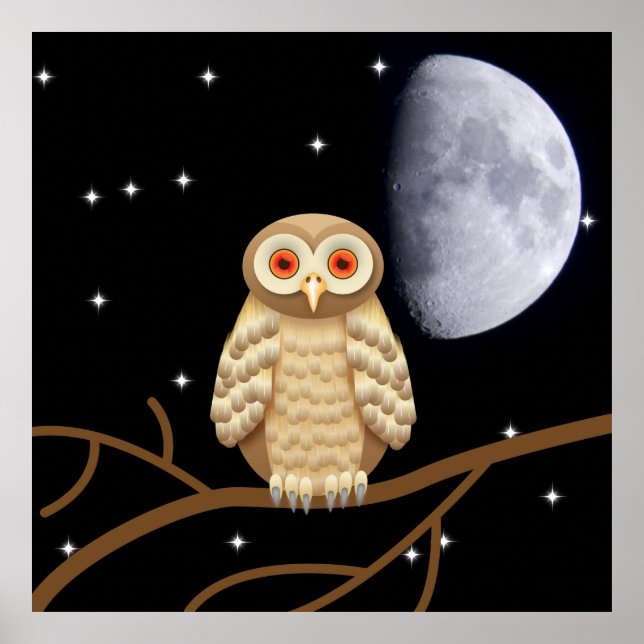 Póster Oveja nocturna (Frente)