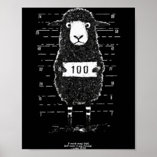 Póster Oveja Perdida - Una Vez Estuve Perdido Pero Ahora