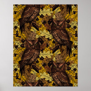Póster Ovejas de otoño