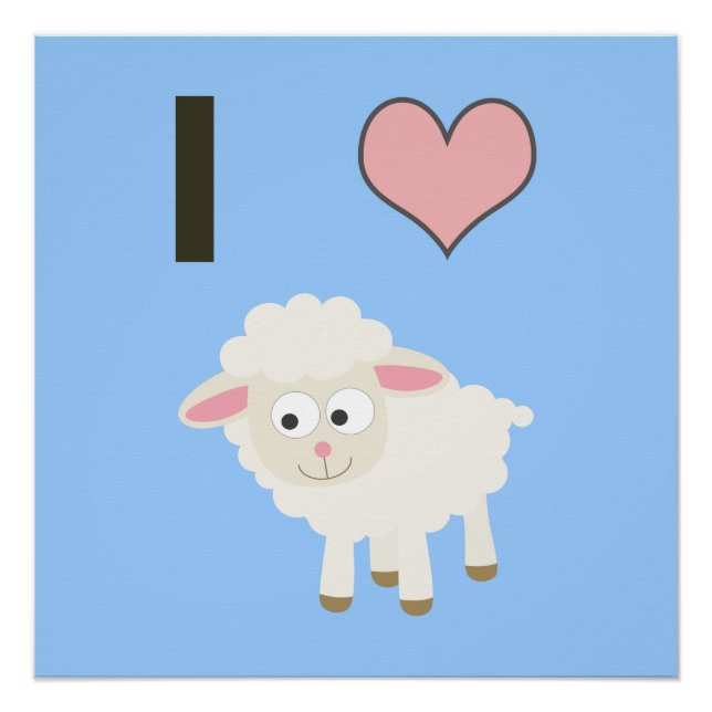 Póster Ovejas del corazón (Anverso)