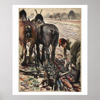 Póster Ovejas dibujadas por caballos, Poster de Propagand