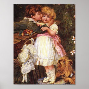 Póster Over the Garden Wall - Frederick Morgan Print
