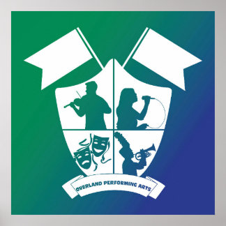 Póster Overland PA Department Crest