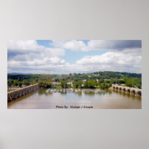 Póster Overlooking Susquehanna River