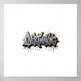 Póster Overthinking Chaos