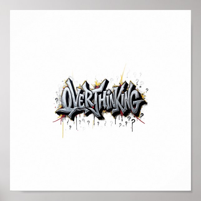 Póster Overthinking Chaos (Frente)