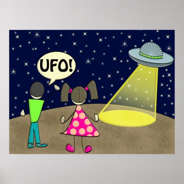Póster ovni (Frente)