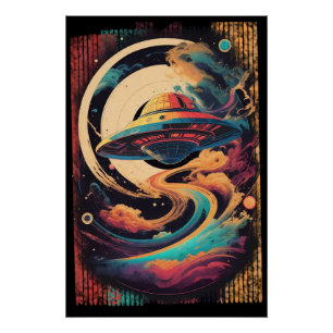 Póster OVNI Galaxia