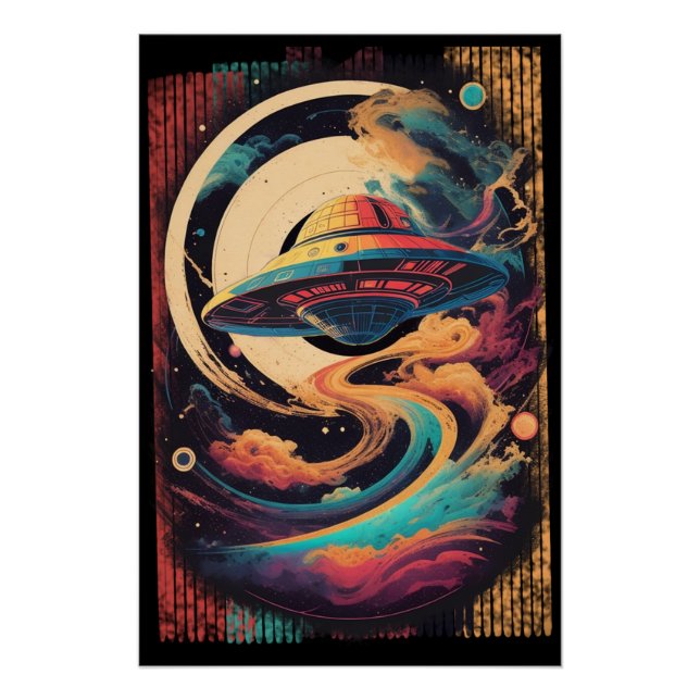 Póster OVNI Galaxia (Anverso)