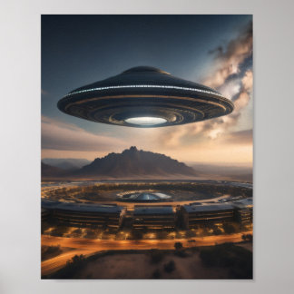 Póster OVNI misterioso