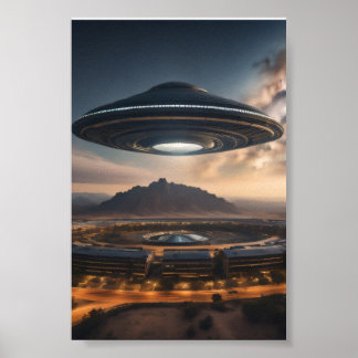 Póster OVNI misterioso