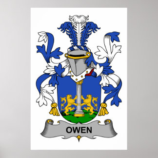Póster Owen Family Crest