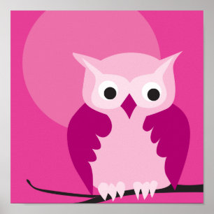 Póster owl 9