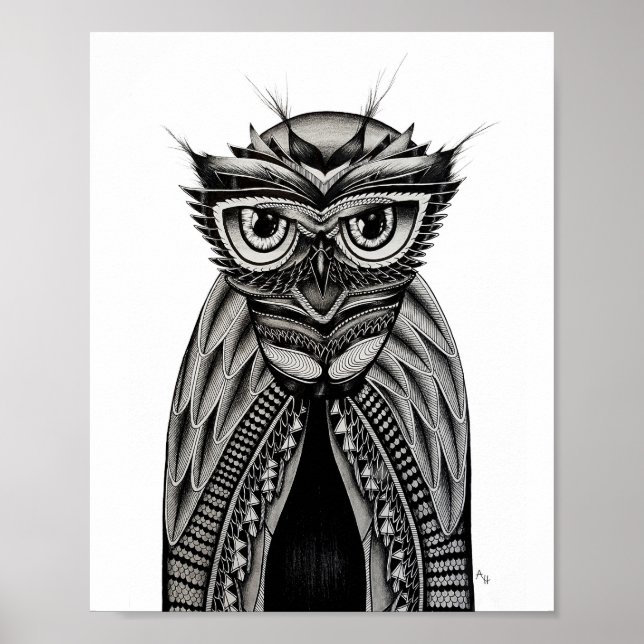 Póster Owl Art (Frente)