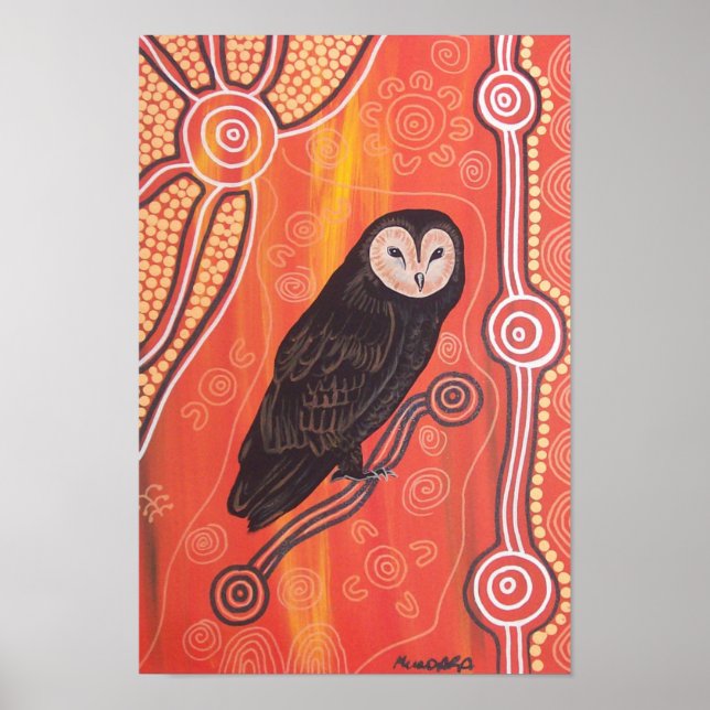 Póster Owl Dreaming Poster de Mundara (Frente)