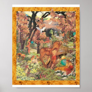 PÓSTER OWL IN FLIGHT