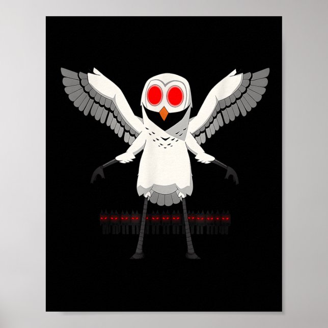 Póster Owl In The Forest Kids 99 Nights Halloween Y Video (Frente)