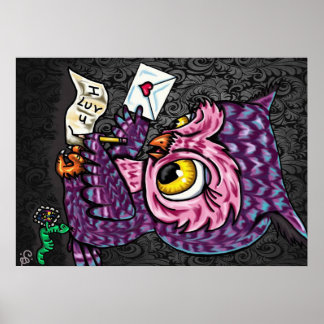Póster Owl Love Letter