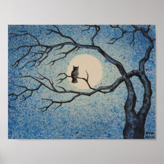 Póster Owl Night watch