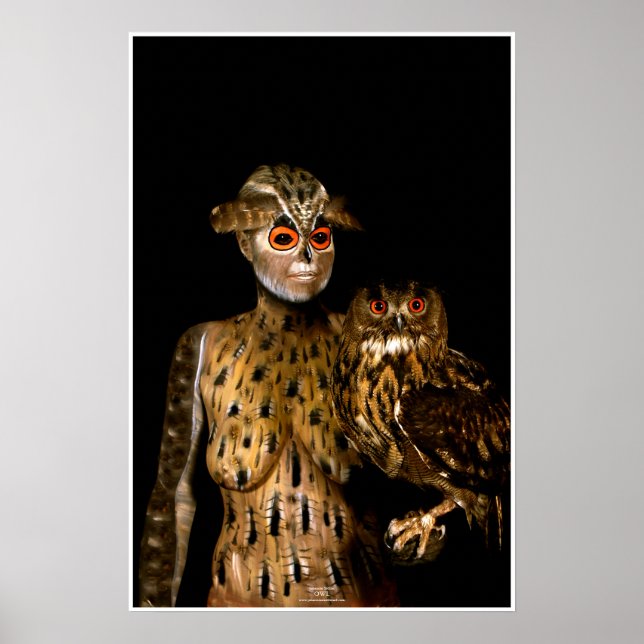 Póster Owl por Johannes Stötter (Frente)