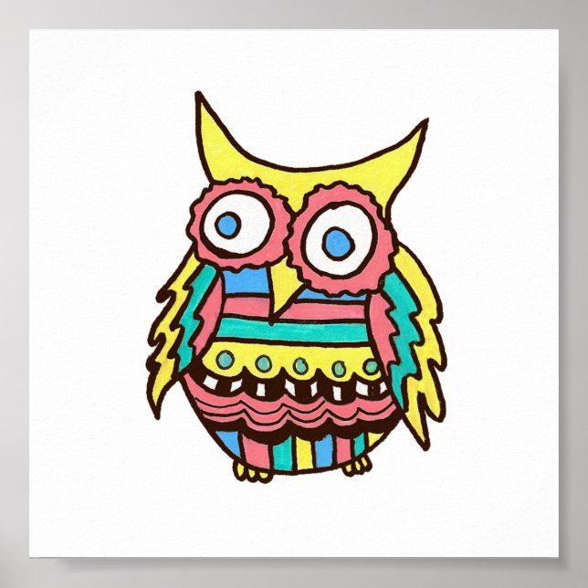 Póster Owl poster (Frente)